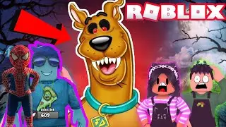 SCOOBY'NİN YİYECEĞİNİ ÖNÜNDEN KAÇIRDIM-HUNGRY SCOOBY ROBLOX