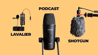 Shotgun vs Lavalier vs Podcast Mic COMPARISON | Which Microphone Type is the BEST?