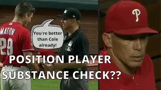 Position Player Gets Substance Check?? recap - Phillies at Reds 6/28/2021