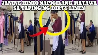 JANINE HINDI NAPIGILANG MATAWA SA TAPING NG DIRTY LINEN