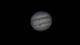 Solar Eclipse on Jupiter, from Earth