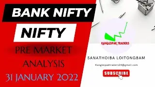 HOW TO TRADE BANK NIFTY FOR 31st JANUARY 2022.