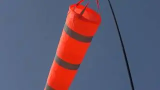 windsock mobile ground stake stand homemade