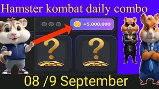 08/9 September Hamster Kombat Daily Combo Today hamster kombat daily key master key today daily key