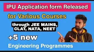 Ipu application form 2021||Application form for ipu released||JEE MAINS/NEET/CLAT wale Jao apply kro