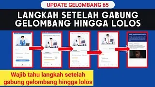 Langkah Setelah Gabung Gelombang 65 Kartu Prakerja || ini setelah gabung gelombang prakerja