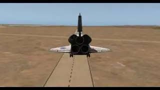 Space Shuttle Landing (X-Plane)