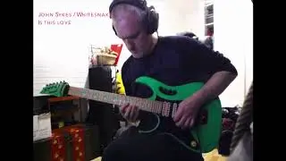 2025 RIP John Sykes  - Whitesnake Is this love cover solo Ibanez Jem 777 Loch Ness Green #johnsykes