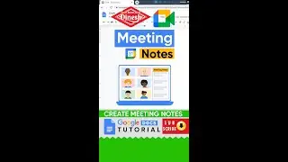How to Create Meeting Notes in Google Docs | 