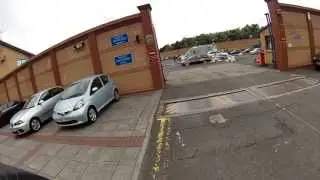 A very, very close left hook - Police Response
