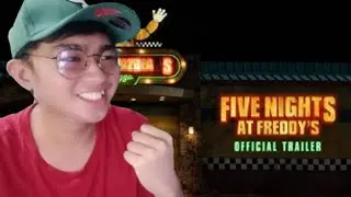 Reacting On Five Nights at Freddy's The Movie Official Trailer