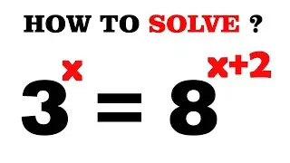 Will You Dare To Solve This Exponential Equation? Easy Explanation 