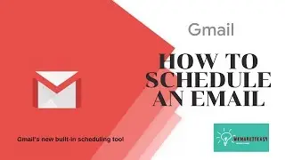 How to schedule an email in Gmail | New built-in scheduling tool - 2021 version