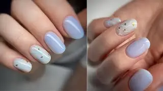 Нежные текстуры на ногтях