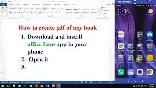 HOW TO MAKE PDF FILE OF ANY DOCUMENT / NOTES USING MOBILE
