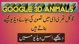 Make Videos instead of images using Google 3d Animals by Learn & Earn with MaHi
