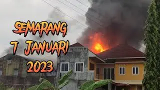 Kebakaran Semarang 7 Januari 2023 #semarang  #kebakaran