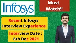 Recent Infosys Interview Experience | 6th Dec 2021 | All Interview Questions 🔥🔥