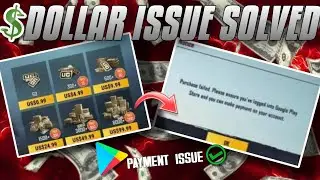 Purchase Failed. Please Ensure You'Ve Logged Into Google Play Store ||🔥Bgmi Uc Purchase Error solved