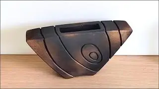Creative flower vase making. Unique vase making idea