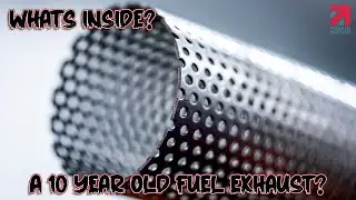 What's inside a 10 year old aftermarket Fuel motorcycle exhaust? Stripped down, repack and rebuild!