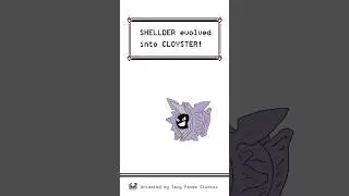 Shellder Evolves! - Pokemon Evolution Animation 