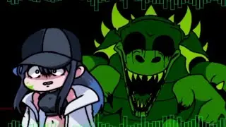 Fnf Blue Archive X Mario madness v2 Saori Vs Ink bowers Verdant cover (plus Rtx added to build)