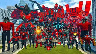 All Speakerman titan vs Skibidi toilet 1-77 bosses - Astro Gman vs tv man boss battle Ep 3