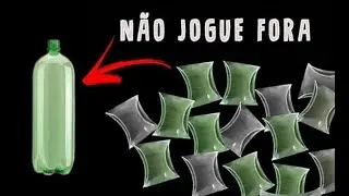 Garrafa Pet Não Jogue Fora com apenas 2 Cortes ela Vira Uma Incrível