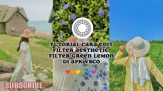 TUTORIAL CARA EDIT FILTER AESTHETIC DI APK VSCO | FILTER GREEN LEMON | TUTORIAL