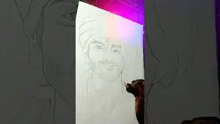Shree bageshvar baba | Out line drawing🙏🙏🙏#drawing #shorts