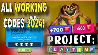 *NEW* ALL WORKING CODES FOR PROJECT PLAYTIME MULTIPLAYER IN 2024! PROJECT PLAYTIME