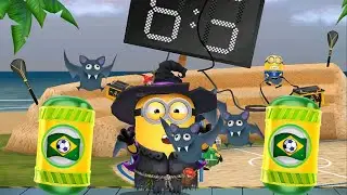 Minion rush Witch minion Brazilian Soccer special mission prize pod gameplay walkthrough android