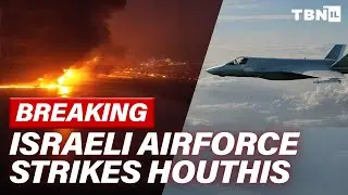 BREAKING: Israel STRIKES Houthis After Deadly Drone; Huge EXPLOSIONS at Port in Yemen | TBN Israel