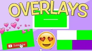 GREEN SCREEN OVERLAYS (title, subscribe, transitions, like)