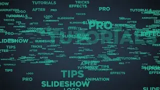 Text Formation Logo Reveal, After Effects Tutorial & Template