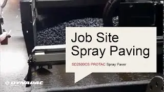 DYNAPAC SD2500CS PROTAC Spray Paver