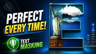 Text Masking Effect | Professional Text Masking in CorelDraw by Simplified Tuts