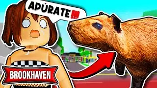 *NUEVOS* ACCESORIOS GIGANTES en BROOKHAVEN 😲🏠 Capibara Gigante Y Más | Roblox Binzila