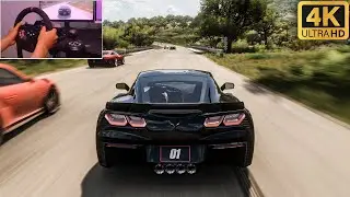 Chevrolet Corvette ZO6 | Forza Horizon 5 | Steering Wheel PXN V10 Gameplay