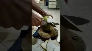 coconut peeling skills ASMR