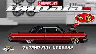 PIXEL CAR RACER - CHEVROLET IMPALA TUNE *3472HP* HEMI 24K SWAP