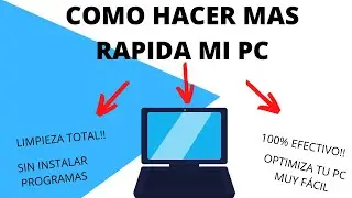 Como Acelerar Mi PC  ¡MUY FÁCIL Y RÁPIDO!