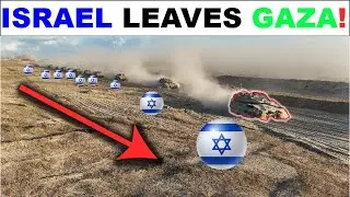 SHOCKING IMAGES AS ISRAEL LEAVES GAZA!