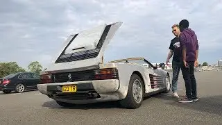 Ferrari Testarossa at Silverstone Circuit