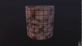 Cracked Tiles Material