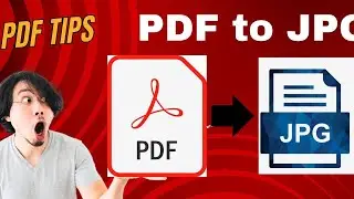 How to convert pdf to jpg quickly || How to convert pdf to jpg easily || Learn pdf to jpg conversion