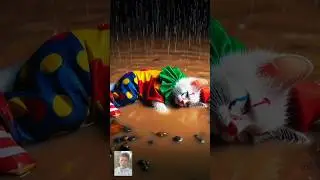 Poor little circus kitten #story #cat #ai