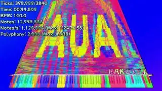 [Black MIDI] Paprika's Aua Ah Community Merge - 310.97 Mil