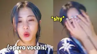 Yunjin showcasing her opera vocals on recent live